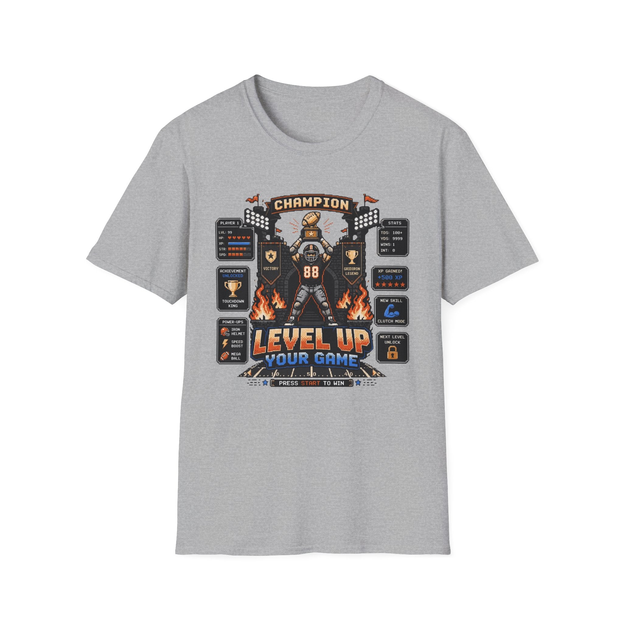 8-bit Level Up Your Game T-shirt