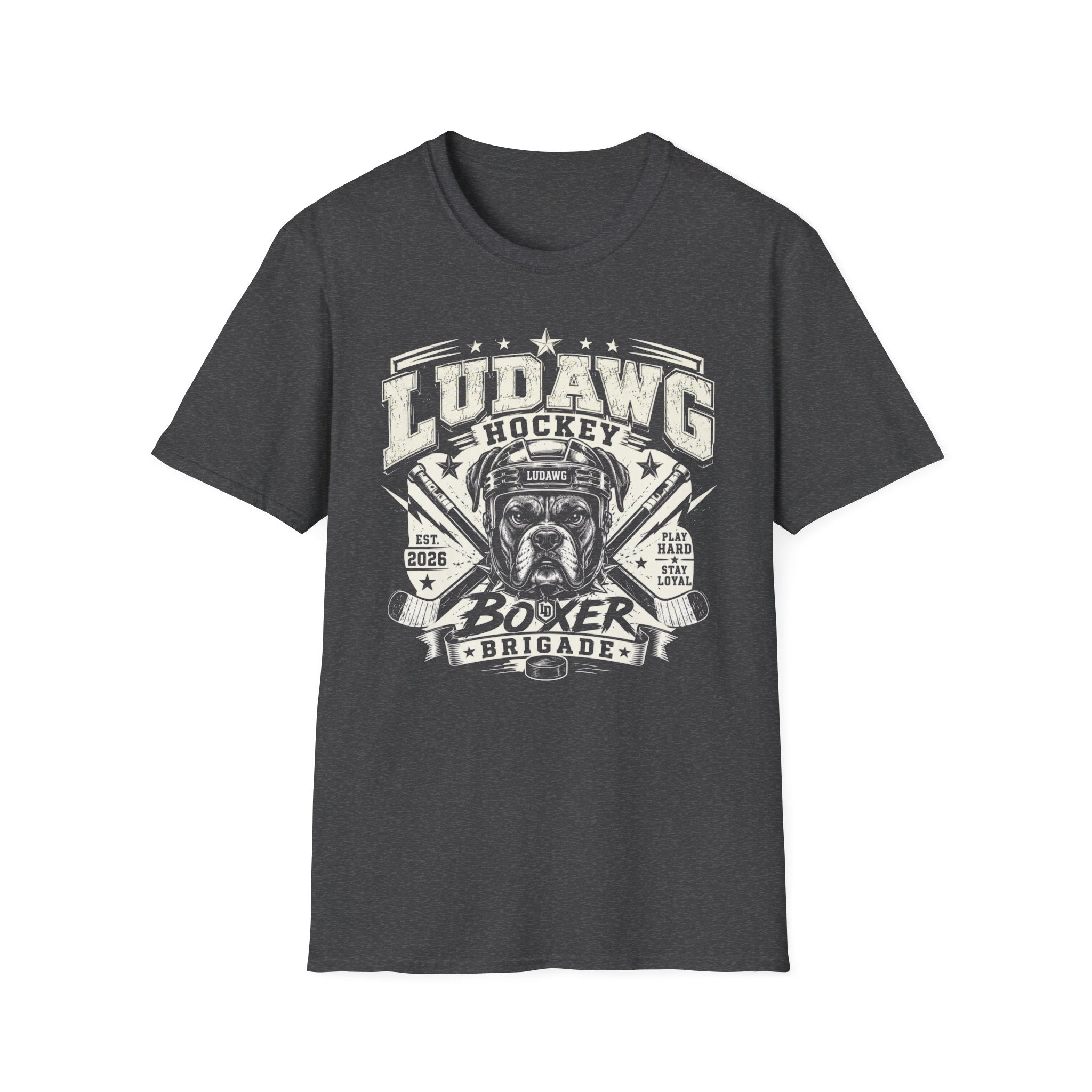 LuDawg Hockey Boxer Brigade T-Shirt