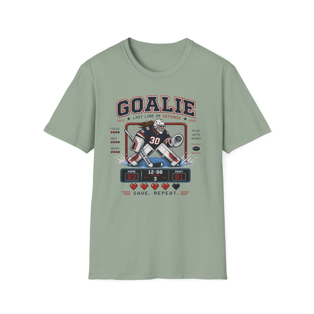 8-bit Girl Goalie T-shirt