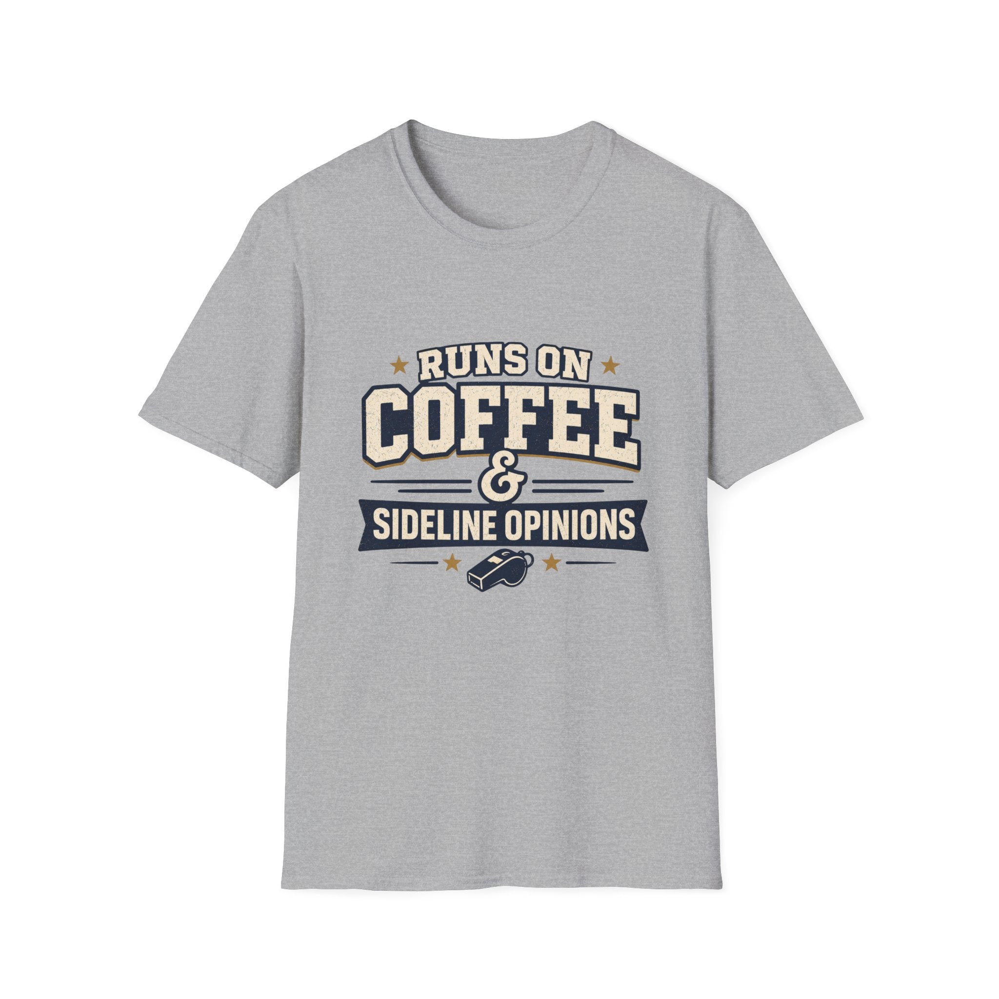Runs On Coffee and Sideline Opinions T-shirt