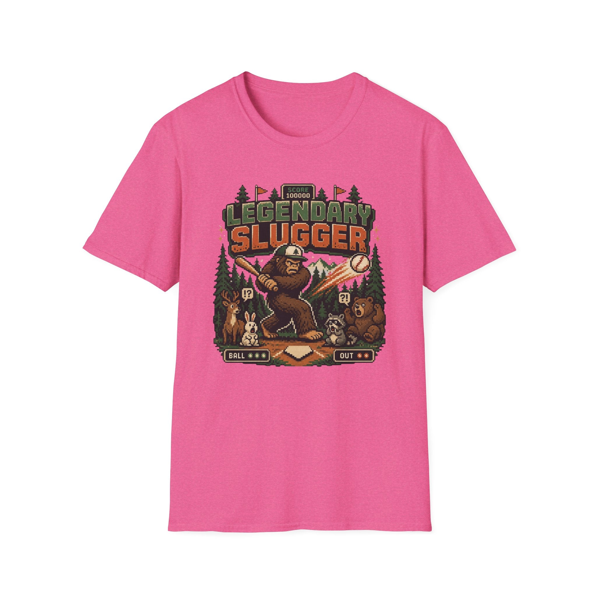 8-bit Legendary Slugger Bigfoot T-shirt