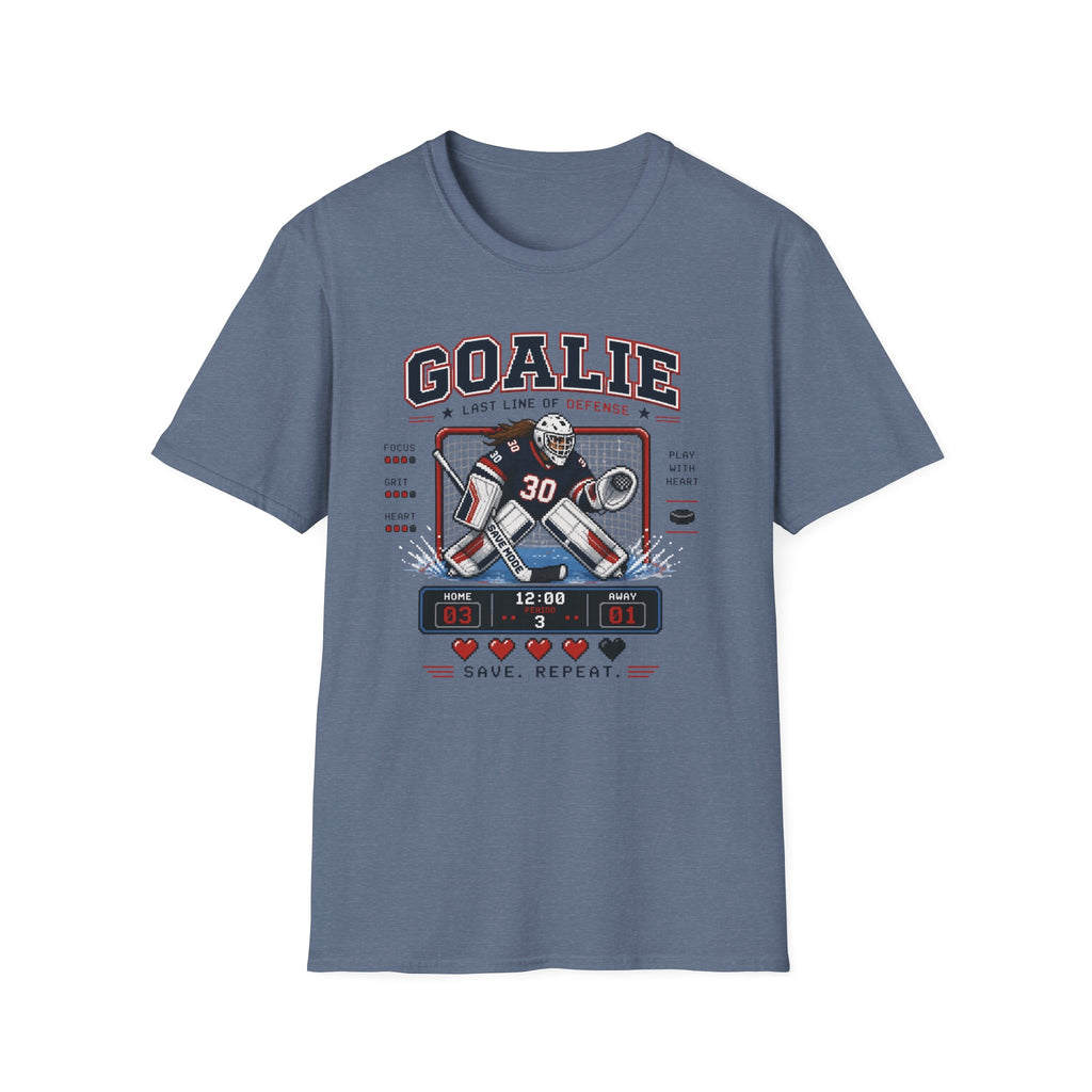 8-bit Girl Goalie T-shirt