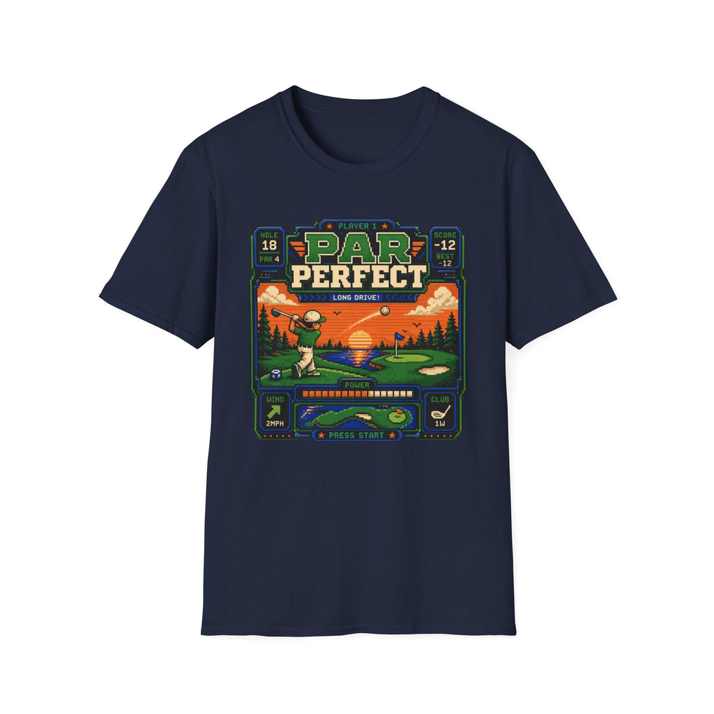 8-bit Par Perfect Golf  T-shirt