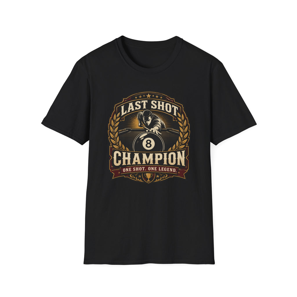 "Last Shot Champion" Billiards T-Shirt