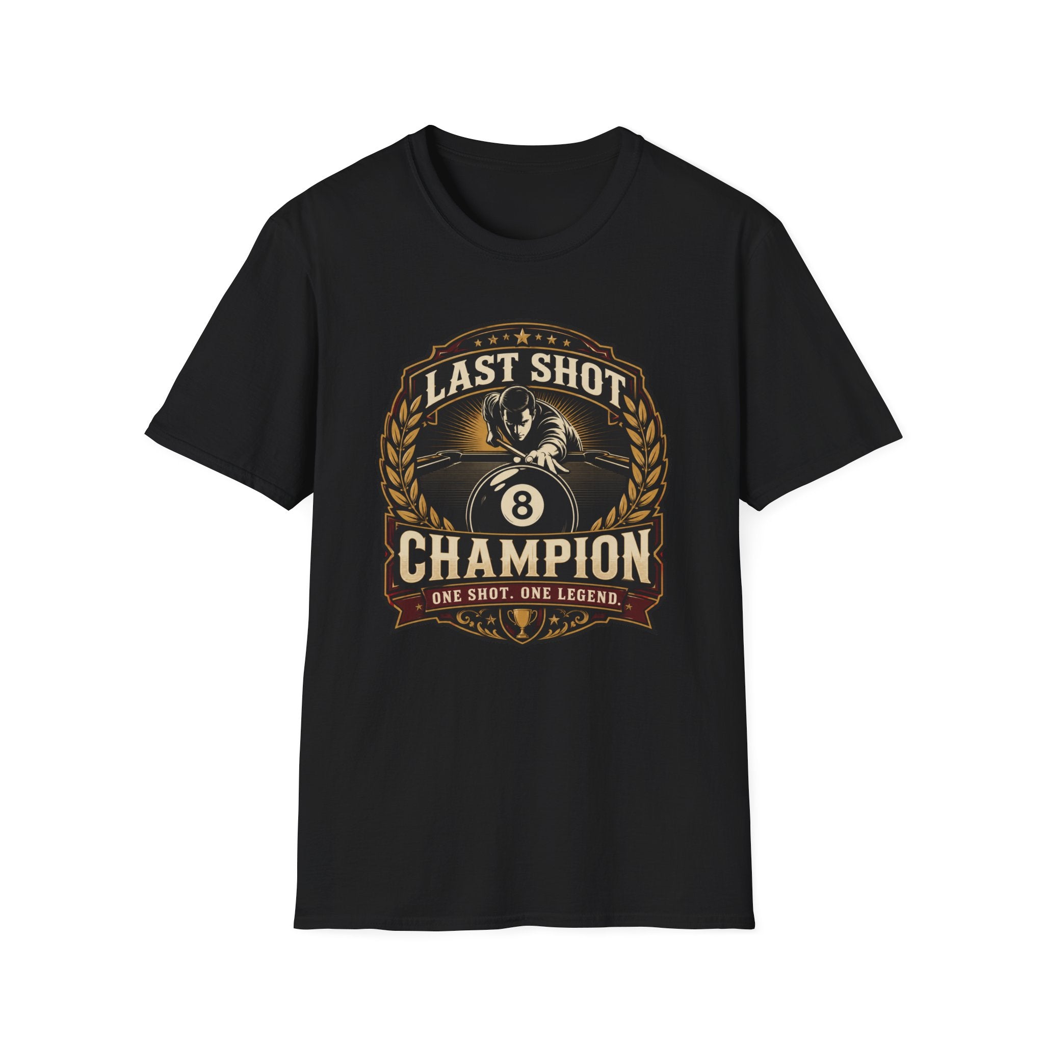 "Last Shot Champion" Billiards T-Shirt