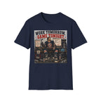 Work Tomorrow Game Tonight Hockey T-shirt - Male