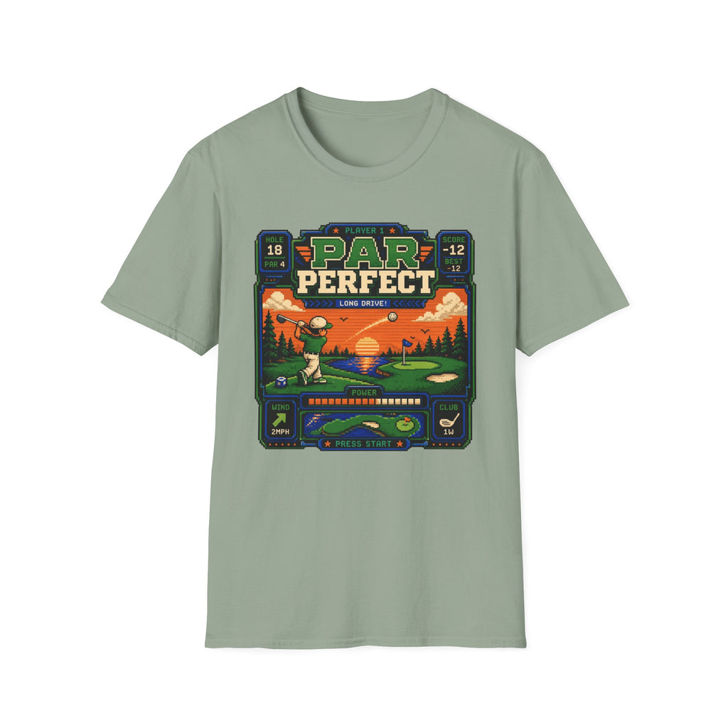 8-bit Par Perfect Golf  T-shirt
