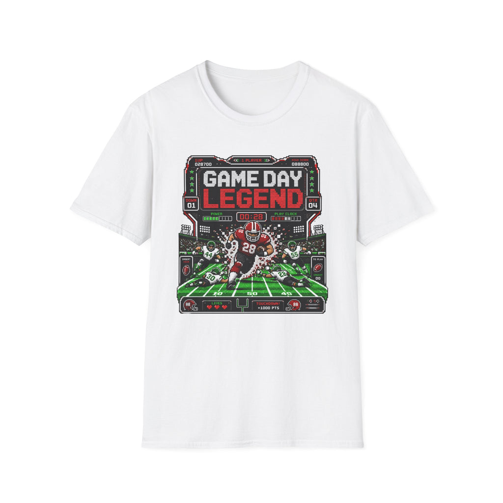 8-bit Football Game Day Legend T-Shirt