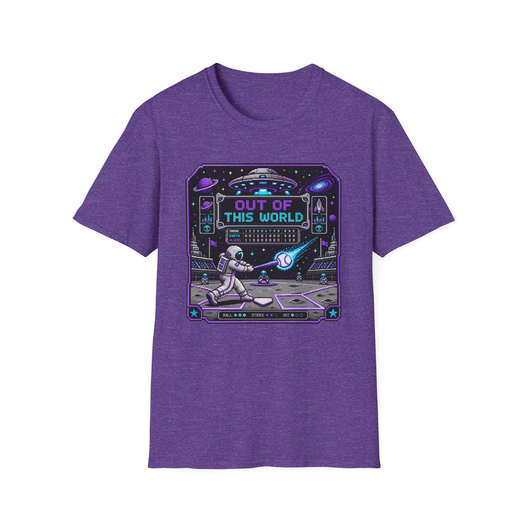 8-bit Out Of This World Baseball T-shirt