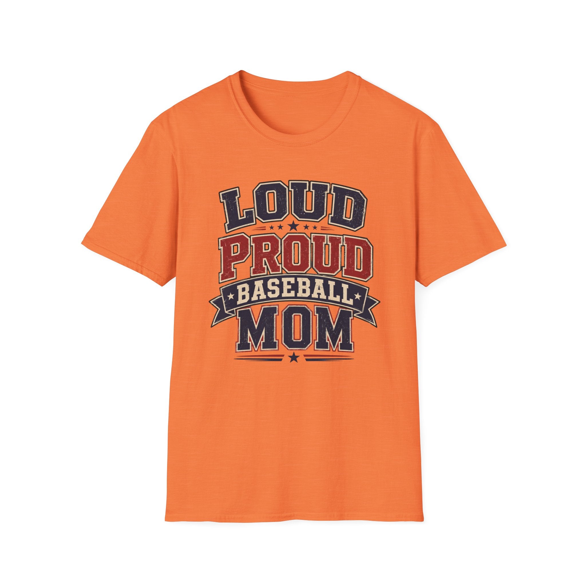 "Loud Proud Baseball Mom" T-shirt