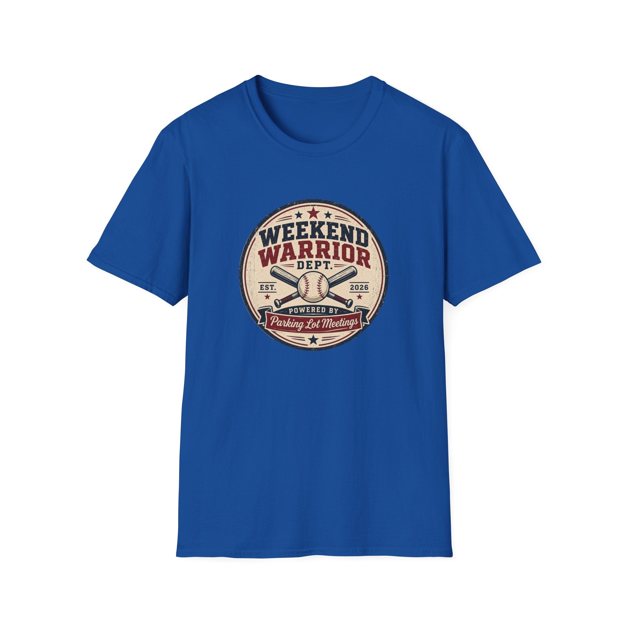 Baseball Weekend Warrior Parking Lot Meetings T-shirt