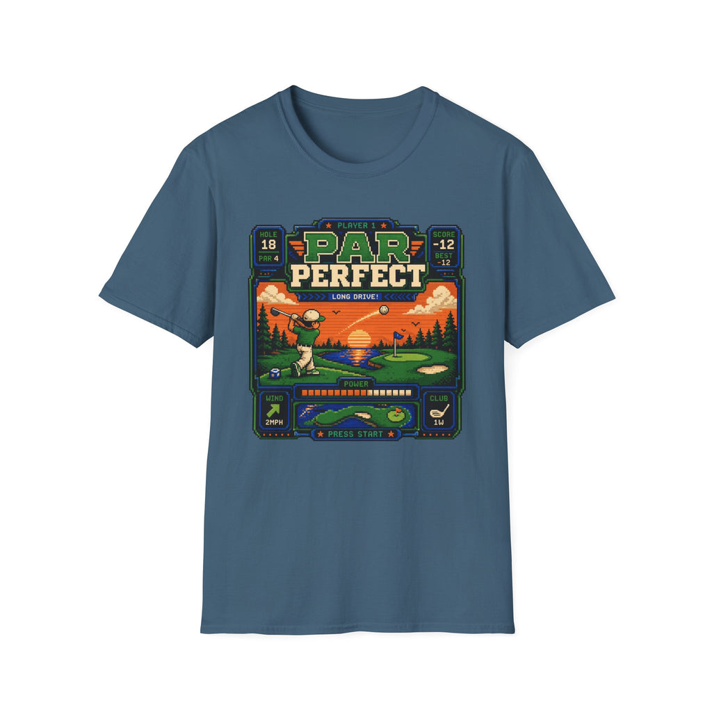 8-bit Par Perfect Golf  T-shirt