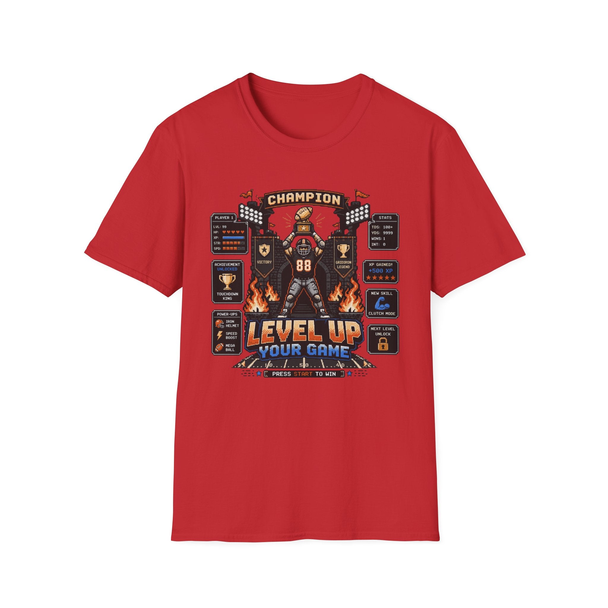8-bit Level Up Your Game T-shirt