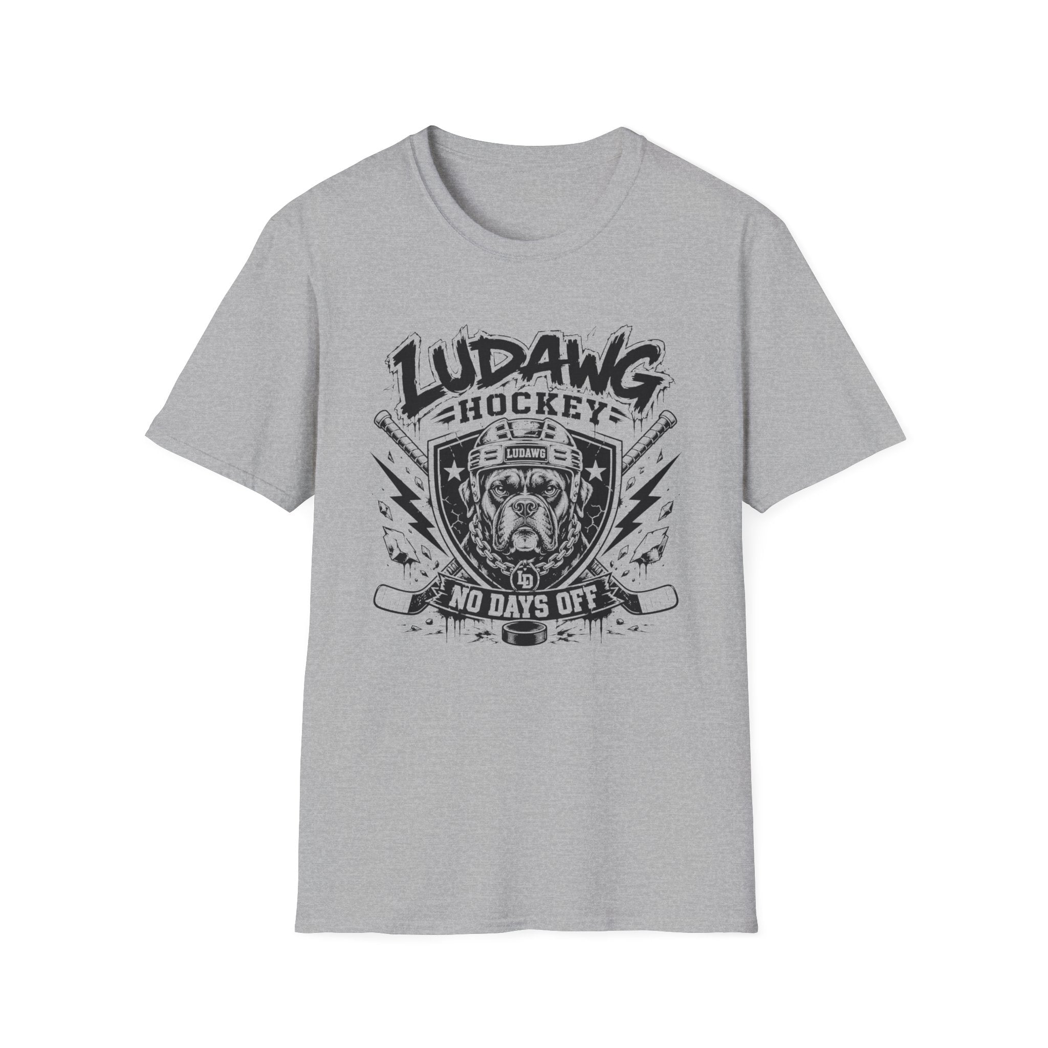 LuDawg Hockey "No Days Off" T-shirt