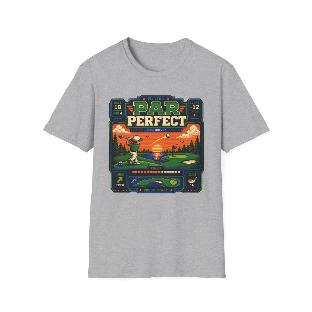 8-bit Par Perfect Golf  T-shirt