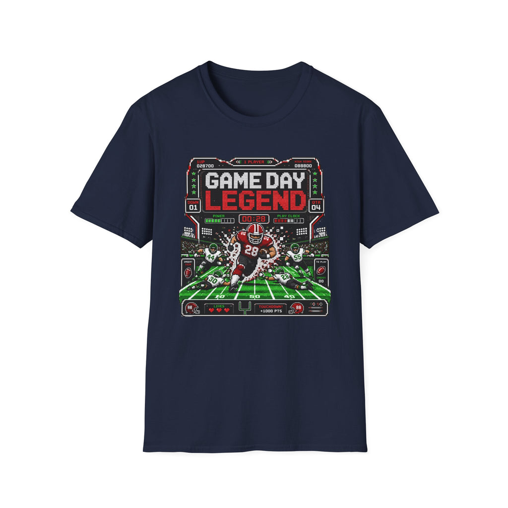 8-bit Football Game Day Legend T-Shirt