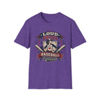 "Loud Proud Baseball Mom" w/Bats T-shirt