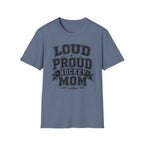 "Loud Proud Hockey Mom" T-shirt - Black & White