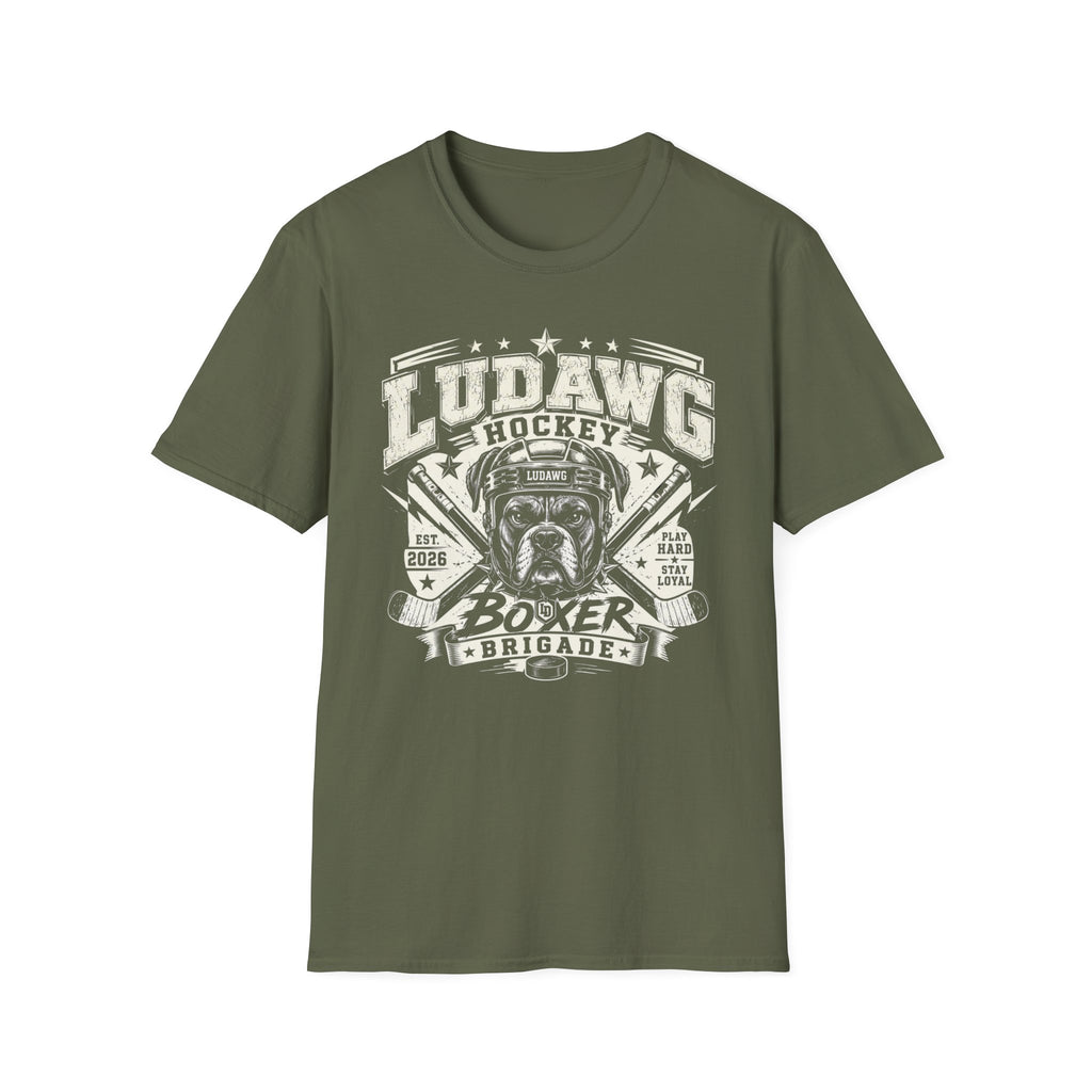 LuDawg Hockey Boxer Brigade T-Shirt