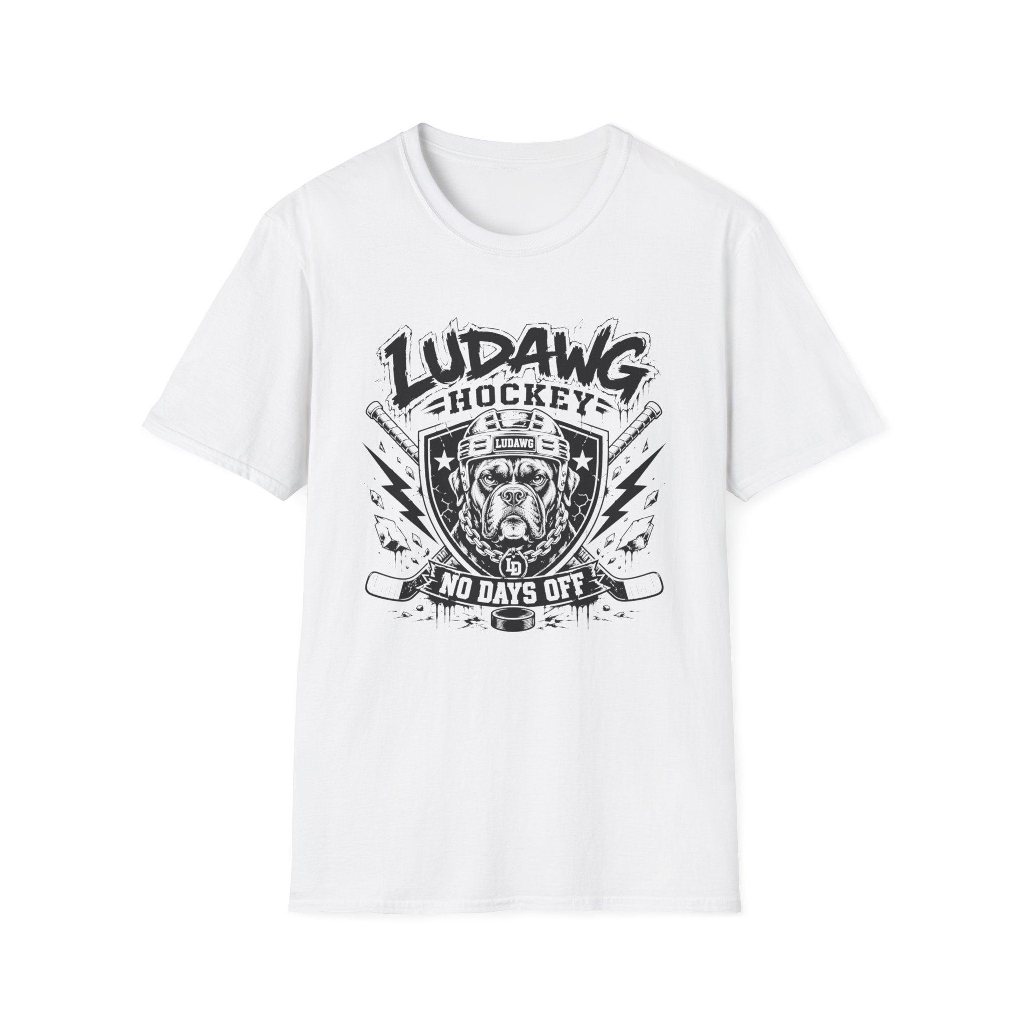 LuDawg Hockey "No Days Off" T-shirt